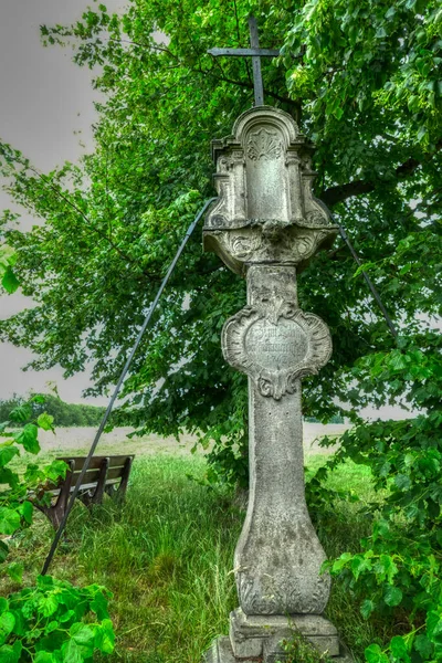 Historiska Monument Vid Utsiktspunkt Nära Byn Duessel — Stockfoto