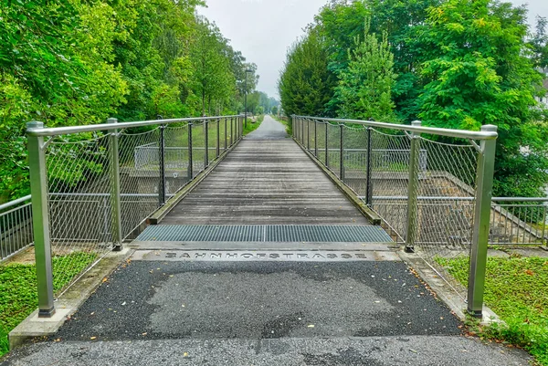 Ponte Bicicleta Composta Por Vagão Heiligenhaus — Fotografia de Stock