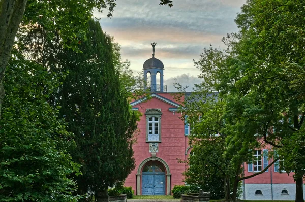 Duesseldorf Kaiserswerth Deki Tarihi Bir Şatonun Girişi — Stok fotoğraf