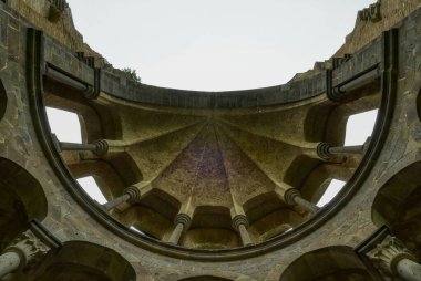 Heisterbach 'taki eski bir manastır kilisesinin tarihi kalıntıları.