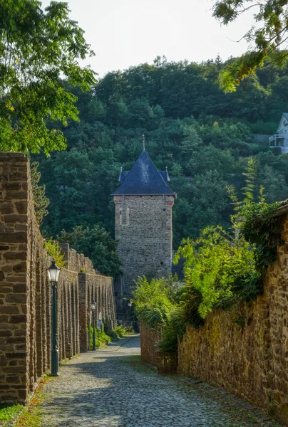 Stadttor Und Historische Stadtmauer Bad Münstereifel — Stockfoto