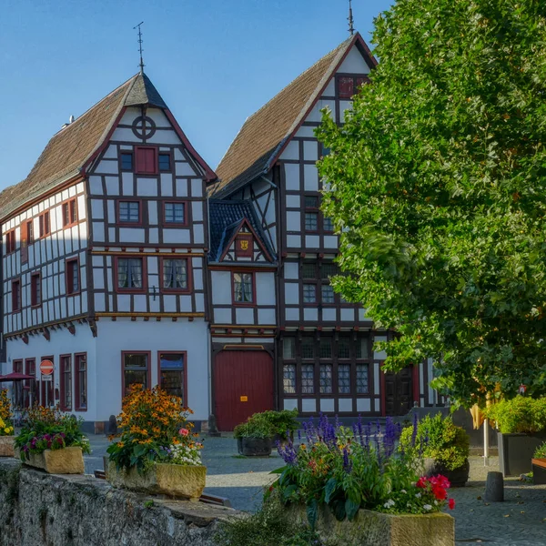 Edifícios Históricos Meia Madeira Bad Munstereifel Alemanha — Fotografia de Stock