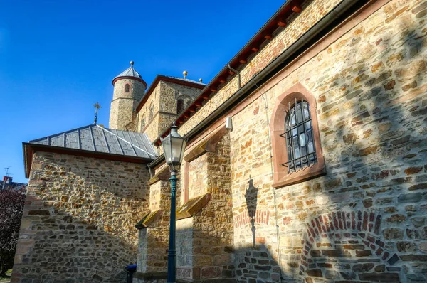 Romanische Stiftskirche Bad Münstereifel — Stockfoto