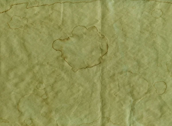Vecchia Carta Verde Con Macchie Macchie Texture Vintage Sfondo — Foto Stock