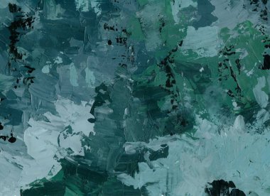 mavi soyut arkaplan, sıçramalar ve lekeler, akrilik resim, çizim