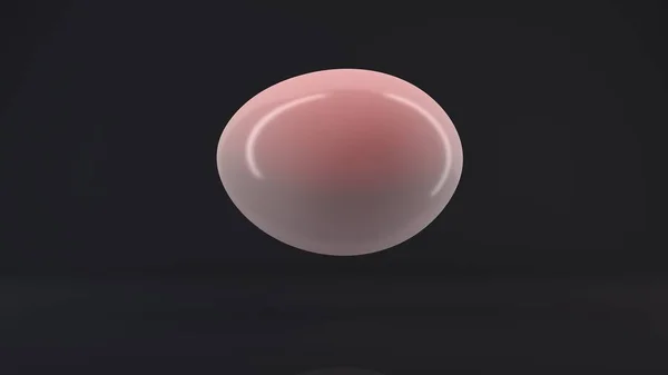 Illustration Soft Pink Drops Abstract Image Liquid Zero Gravity Idea — Stock Photo, Image