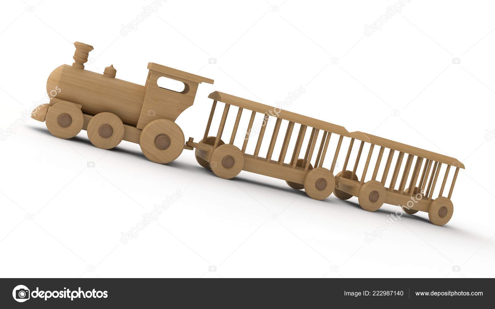 wooden locomotive