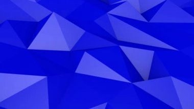 gelişen Çokgen arka plan 3D animasyon