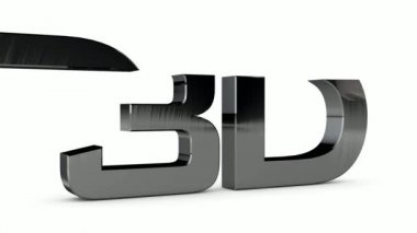 3D Animasyon 3d grafik sembolünün derleme.