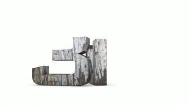 3D Animasyon 3d grafik sembolünün derleme.