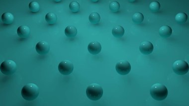 3d mavi şekilsiz nesnelerin bir sürü render, küreler mavi yüzey, sıkı bir şaşırtıcı sırayla soyut bir arka plan üzerinde yer almaktadır. Masaüstünüz için fütüristik arka plan 3d illüstrasyon.