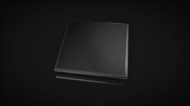 Bir montaj işlemcisinin beyin dokusuyla 3 boyutlu animasyonu. Yapay zeka belirtisi, yapay zeka. Yapay zeka yaratma fikri.