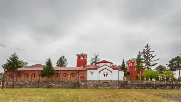 Famous Orthodox Monastery Zica Kraljevo Church Holy Dormition 13Th Century — Stock Photo, Image