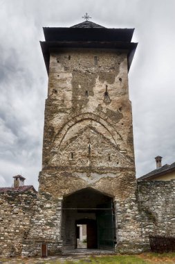 Sırp Ortodoks Manastırı Sopocani, 13. yüzyılda, Sırbistan. Bir manastır Sırp şehir yeni Pazar yakın genel bakış