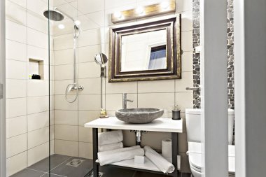 Lüks Modern çağdaş iç lavabo ve banyo mirro