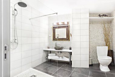 Lüks Modern çağdaş iç lavabo ve banyo mirro