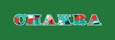 Renkli soyut tipografi yazılı kelime çakra kavramı. Vektör Eps 10 kullanılabilir.