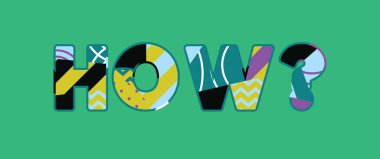 Kelime ne? renkli soyut tipografi yazılı kavramı. Vektör Eps 10 kullanılabilir.