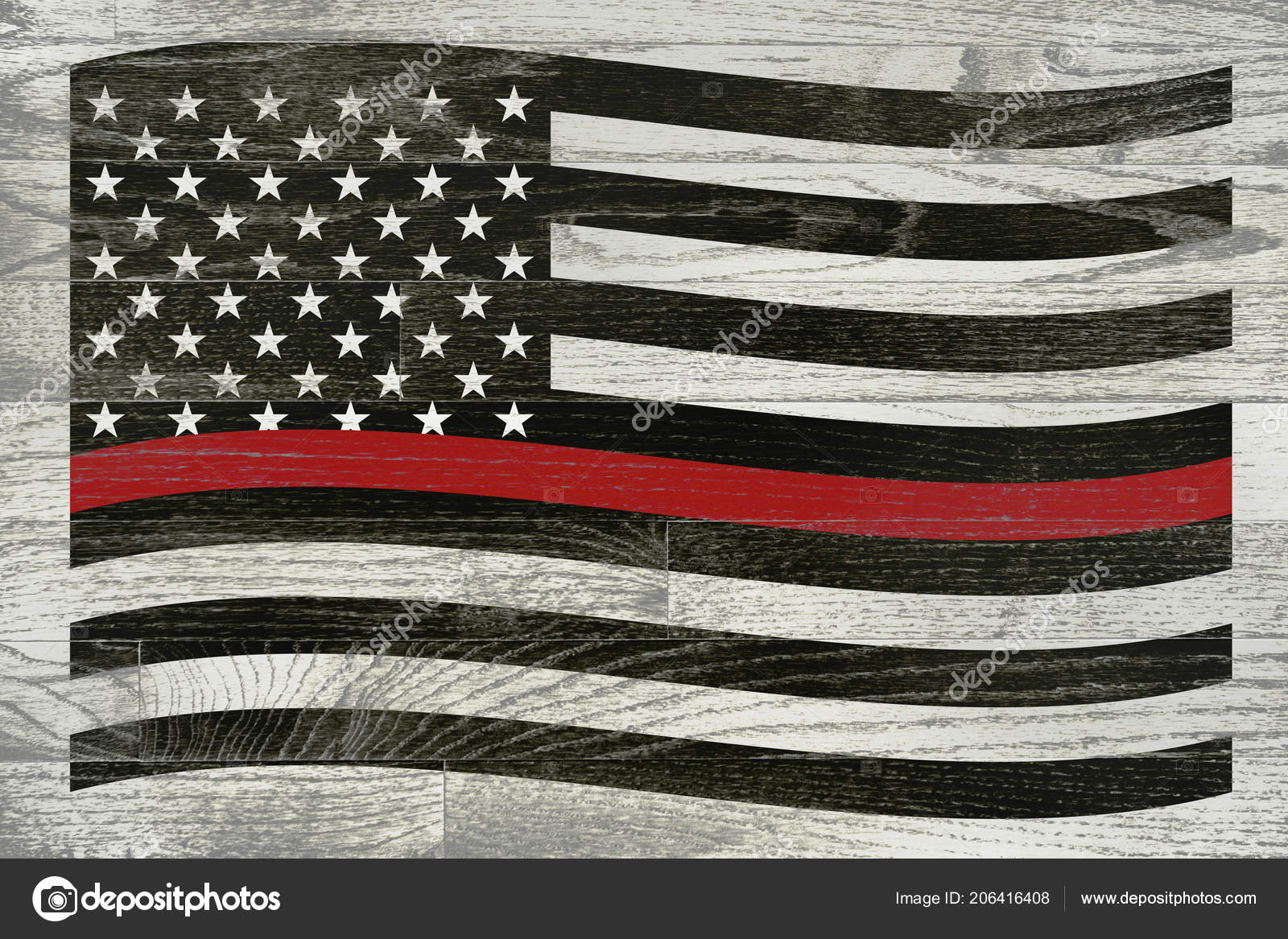 flag with red stripe