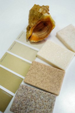 Kolaj iç tasarım için yapay taş. Coloristics.