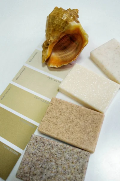 Kolaj iç tasarım için yapay taş. Coloristics.