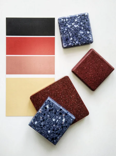 Kolaj iç tasarım için yapay taş. Coloristics.