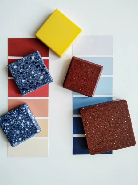 Kolaj iç tasarım için yapay taş. Coloristics.