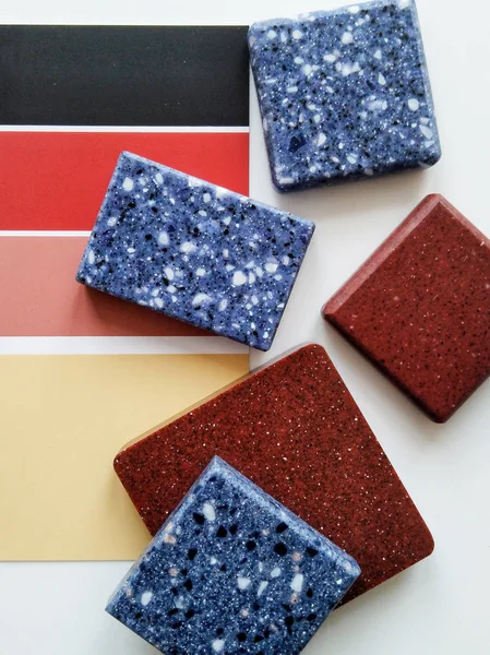 Kolaj iç tasarım için yapay taş. Coloristics.