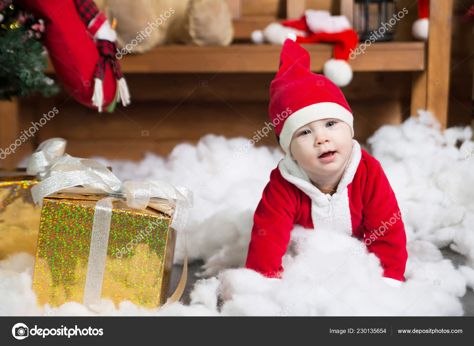 baby boy santa costume
