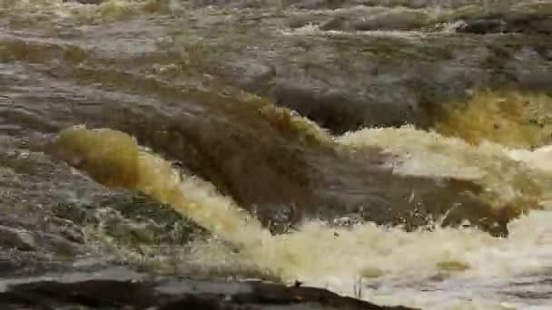 江上的急流 — 图库视频影像