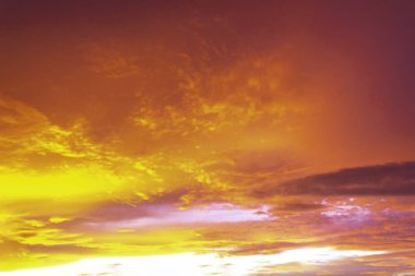 Soyut Turuncu günbatımı gökyüzü doğa arka planda