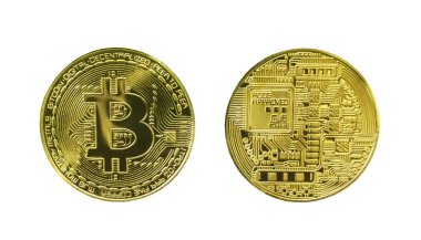 Bitcoin ön ve arka tarafı izole