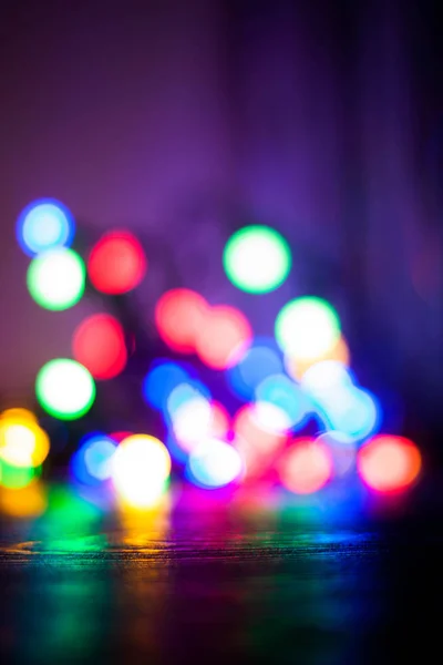 Weihnachten Neujahr Bokeh — Stockfoto