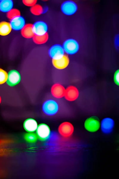 Natal Ano Novo Bokeh — Fotografia de Stock