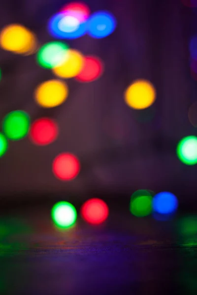 Weihnachten Neujahr Bokeh — Stockfoto