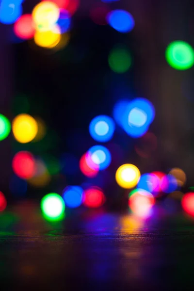 Weihnachten Neujahr Bokeh — Stockfoto