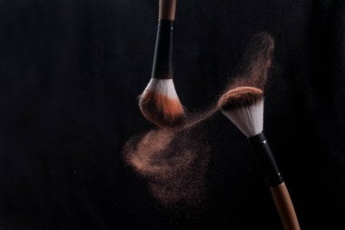 makyaj fırça sanat sıçrama toz ezilmiş