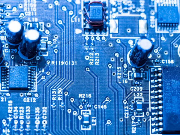 Computer Micro Circuit Board Integrated Chipset — 스톡 사진