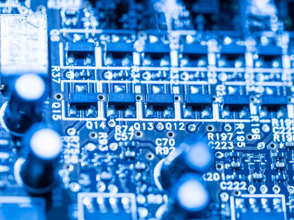 Computer Micro Circuit Board Integrated Chipset — 스톡 사진