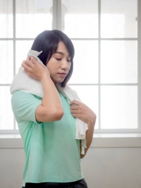 Spordan sonra genç kadın