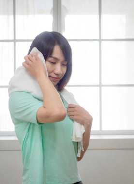 Spordan sonra genç kadın