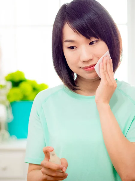 Asian Woman Skin care image