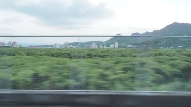 Provoz Městě Tchaj Wanu — Stock video