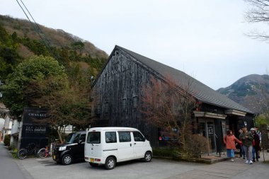 Yufuin, Japonya 'da turizm ve turizm turları için popüler bir yerdir..