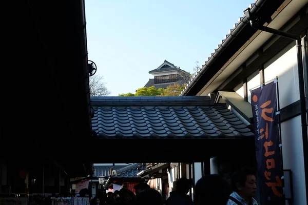 Kumamoto Kalesi Cephesi Kumamoto Japonya — Stok fotoğraf