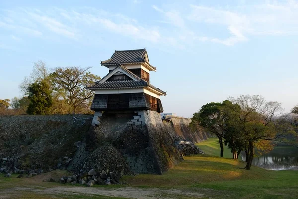 Facciata Del Castello Kumamoto Kumamoto Giappone — Foto Stock