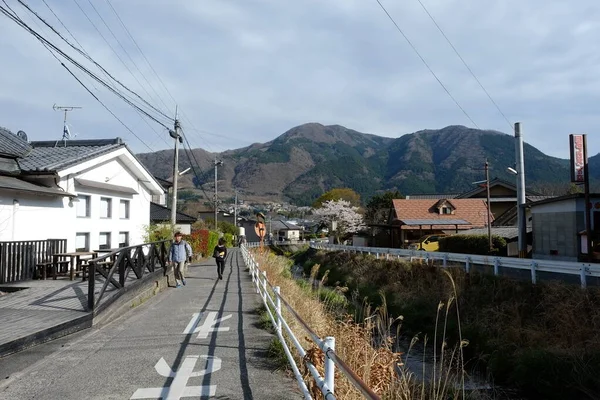 日本熊本的熊本街道立面 — 图库照片