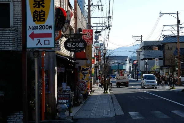 Fassade Der Kumamoto Straße Kumamoto Japan — Stockfoto