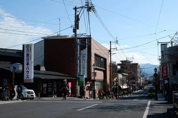 Fachada Las Calles Kumamoto Kumamoto Japón — Foto de Stock