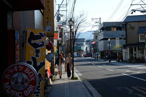 Fasada Ulic Kumamoto Kumamoto Japonia — Zdjęcie stockowe